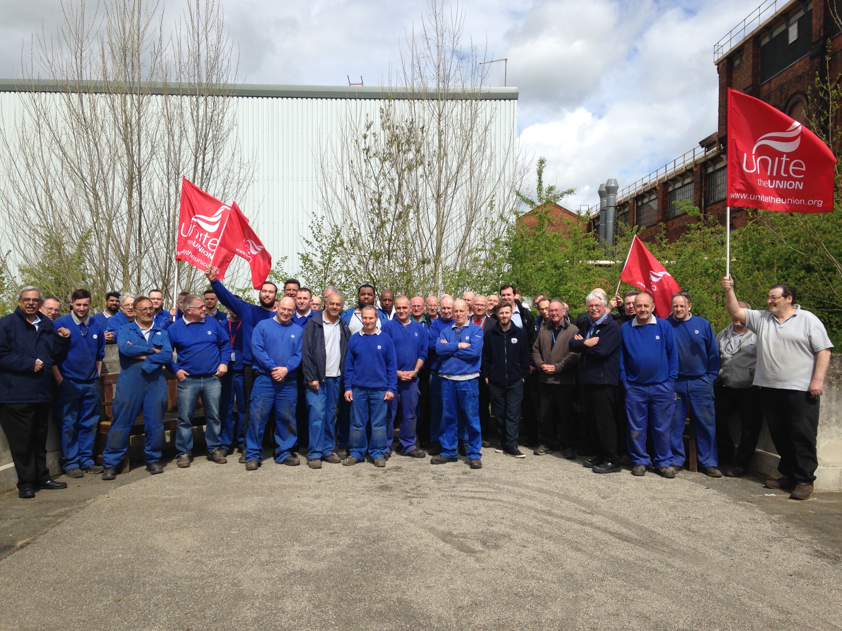 Demonstration in Rugby, United Kingdom